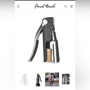 Final TOUCH
SINGLE LEVER CORKSCREW